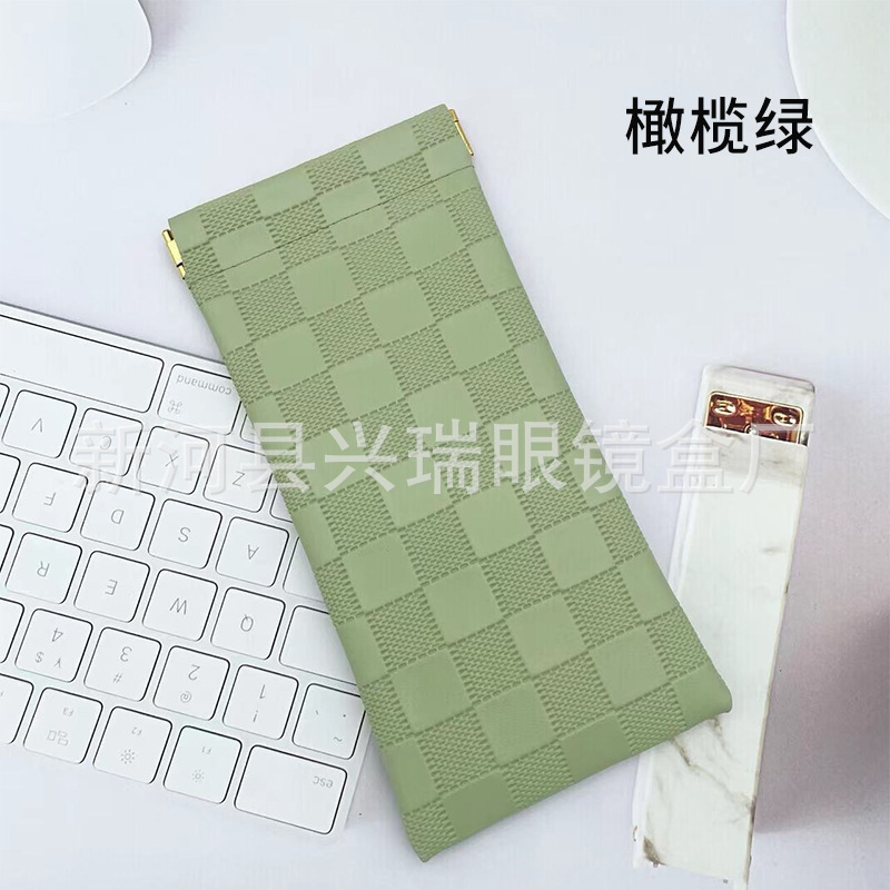 自動開閉式破片収納バッグ、サングラスバッグ、便利で耐摩耗性のある破片磁気閉鎖式サングラスバッグ、男性と女性用|undefined