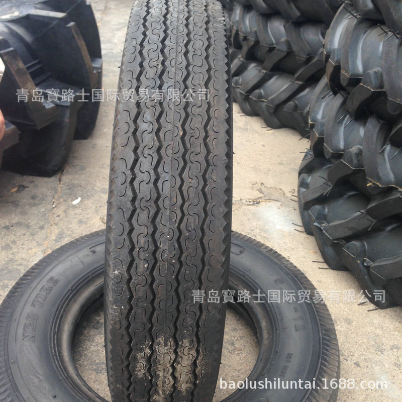 三轮车轮胎 5.00-12  农用车导向轮胎 水曲花纹
