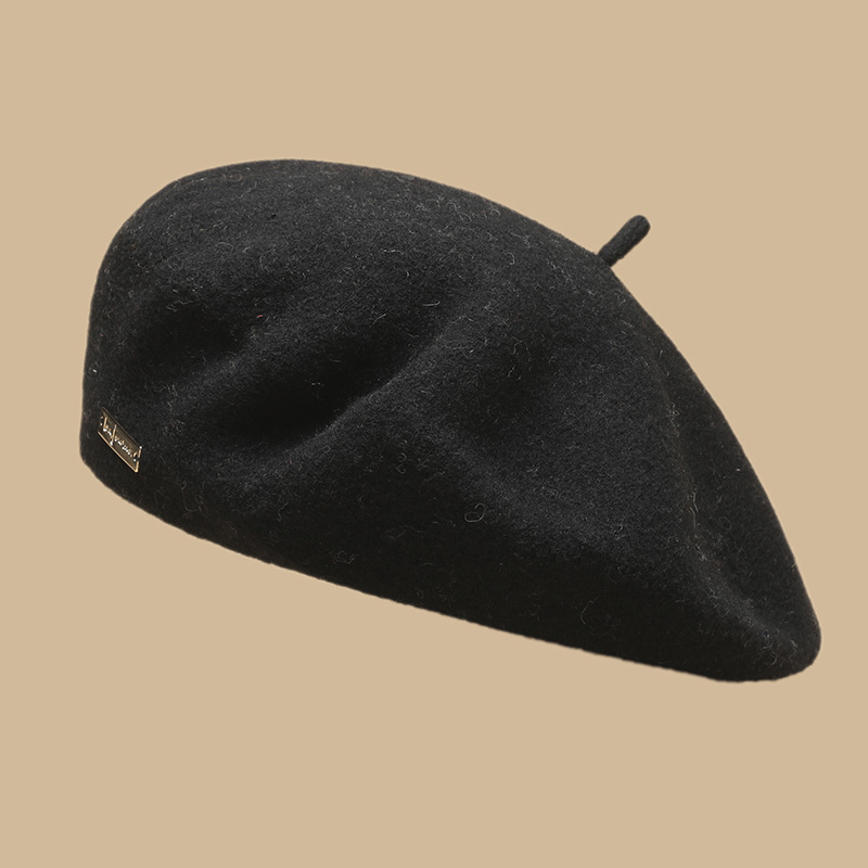 Unisex Beret lady retro quality wool octagon hat Instagram influencer every artist hat trend_voghion.com