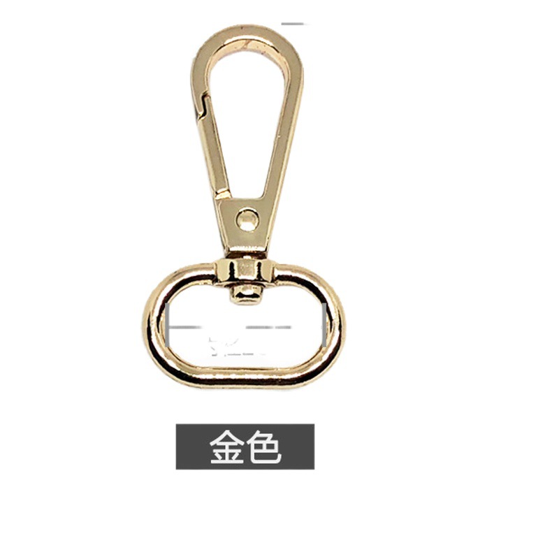 Fábrica al por mayor bolsa accesorios hardware gancho metal hebilla Gancho 5 puntos ronda cola bolso hebilla accesorios cuero bolsa hebilla