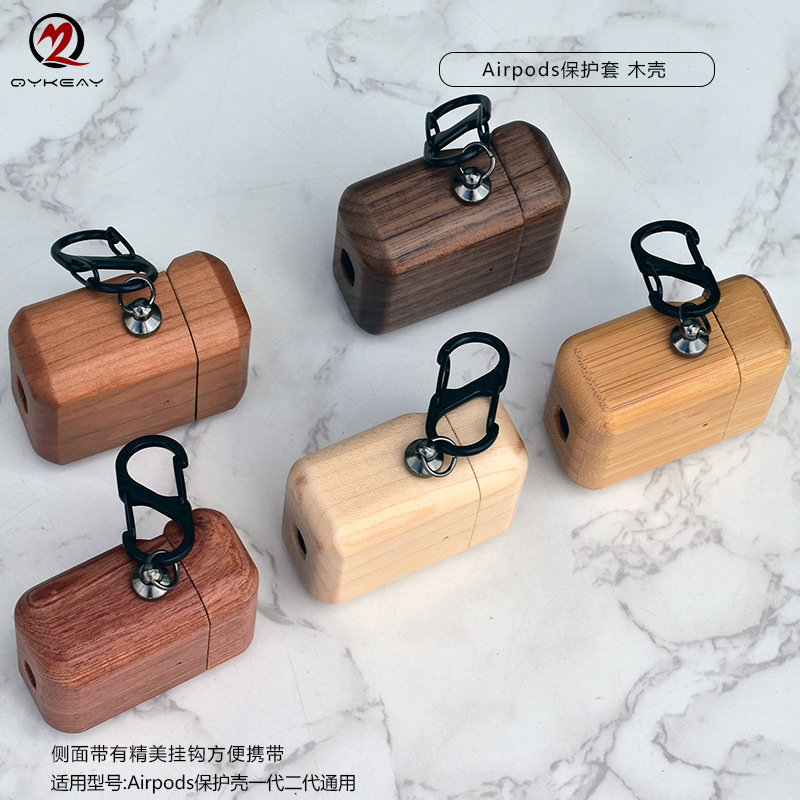 源工場airpods 2世代木製無線イヤホンカバー純竹木製3世代現物bluetooth保護ケース|undefined