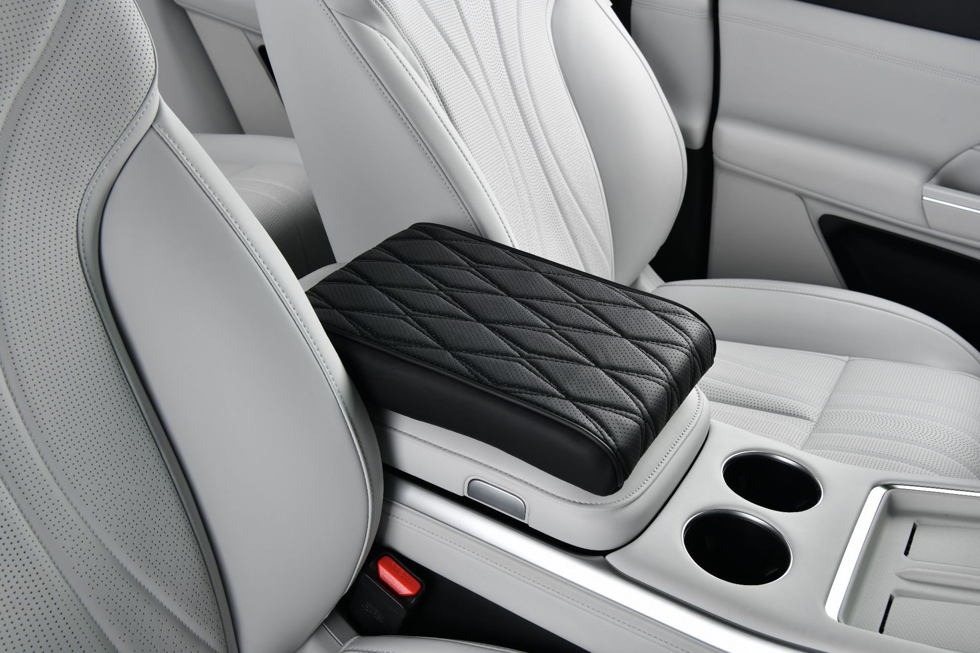 Car Armrest Box Pad Memory Foam Booster Pad Universal Armrest Pillow Central Armrest Box Cover Lengthened, Widened and Thickeneded