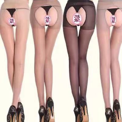 Sexy Stockings Wholesale Sexy Oily Flirting Bed Full Body Black Stockings Open Suspender Jj Set One-Piece Suspender Stockings for Women