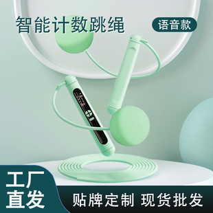 Manufacturer's Intelligent Voice Broadcast Counting Skipping Rope for High School Entrance Examination Special Wired and Cordless Electronic Skipping Rope Fitness Skipping Rope Wholesale