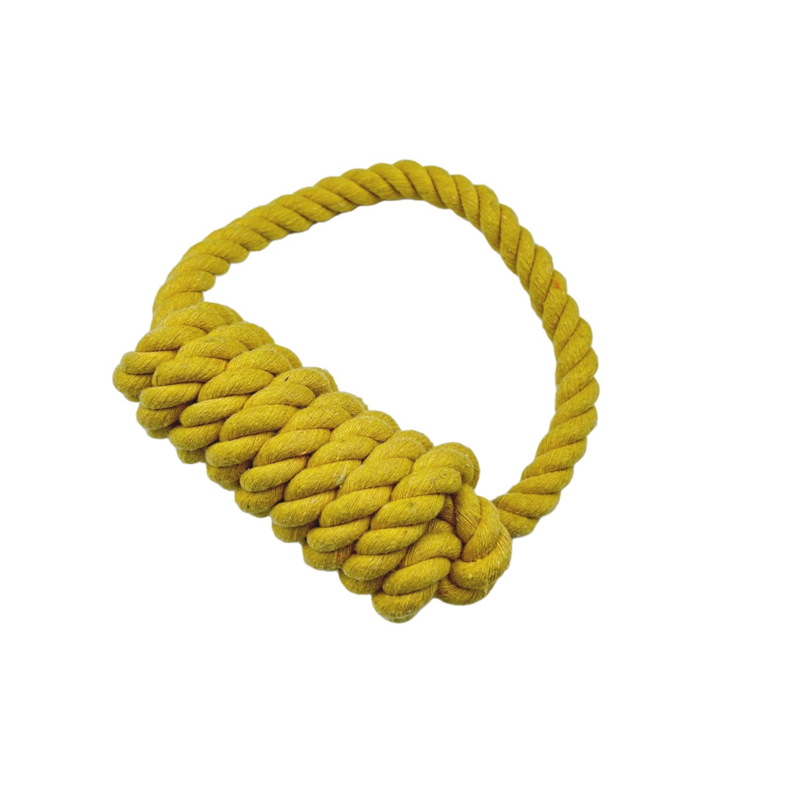 Nuevo Amazon perro cuerda de algodón de juguete cuerda de algodón anillo de tracción nudo molares resistentes a la mordedura de perro mediano y grande suministros para mascotas