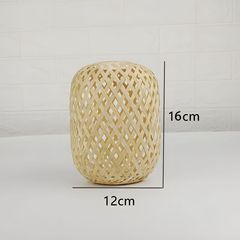 ✅ 中秋節潮山手作り竹ランタン文化創造的な屋台小さなランタン発光ポータブルランタン DIY ペンダントバッチ