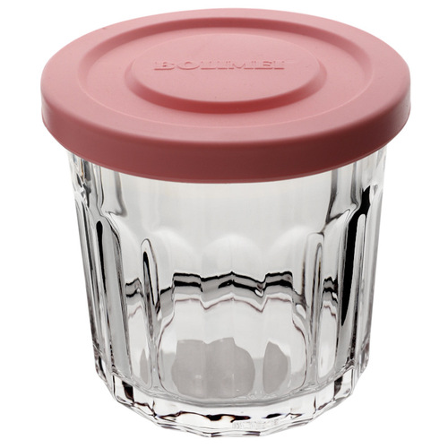 Bolimei glass tea can, tea box, scented tea can, office high-looking tea sealed can, girly heart