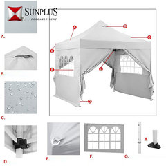 Outdoor South Korea automatic tent quick open throw outdoor supplies advertising camping supplies beach four corner tent wholesale