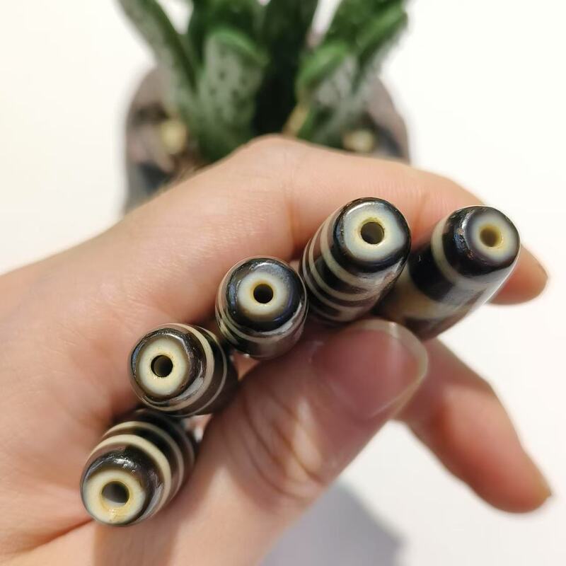 厂家批发台湾工艺天珠牙黄风化包浆文玩收藏手工项链手链【A级】|undefined