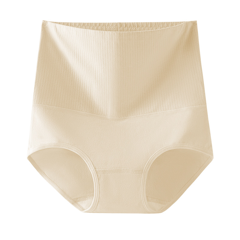 Ropa interior de cintura alta para mujer algodón puro antibacteriano 2023 nuevo estilo posparto barriga pequeña ropa interior para mujer