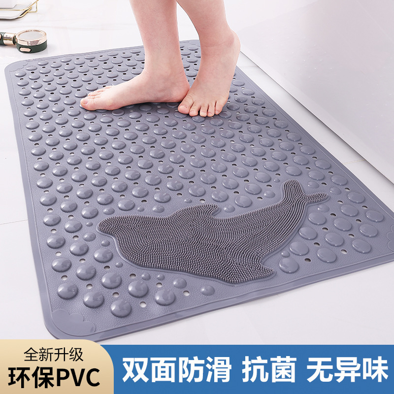 浴室滑り止めマットトイレ入浴マット入浴室防水転倒防止マット家庭用トイレ吸盤付きマット|undefined