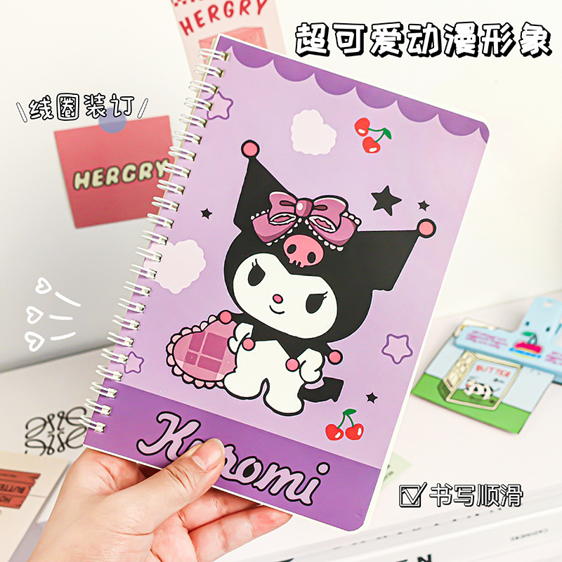Cuaderno de bobina de dibujos animados A5 Cuaderno de dibujos animados