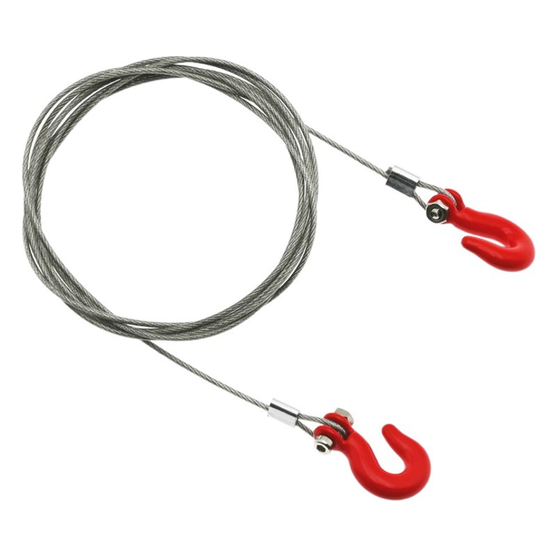 SCX10 альпинистские автомобильные аксессуары RC4WD/CC01 крюк цепь прицепа стальная проволока сцена украшения спасательная пряжка