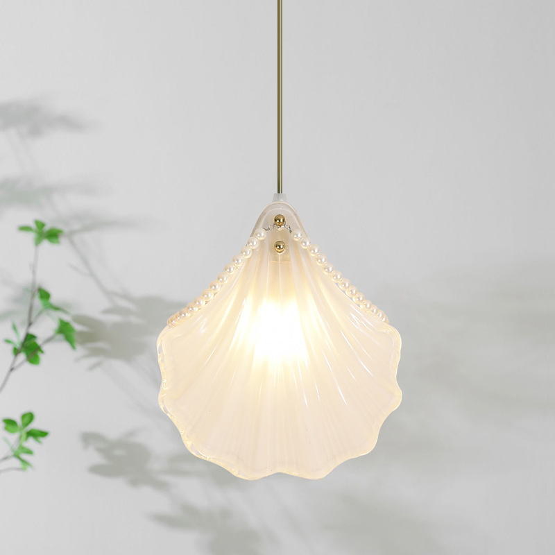 Lámpara colgante minimalista para mesita de noche, lámpara colgante pequeña, moderna y sencilla, lámpara de alambre colgante, nueva lámpara francesa de lujo para dormitorio, lámpara de mesita de noche 485L image 3