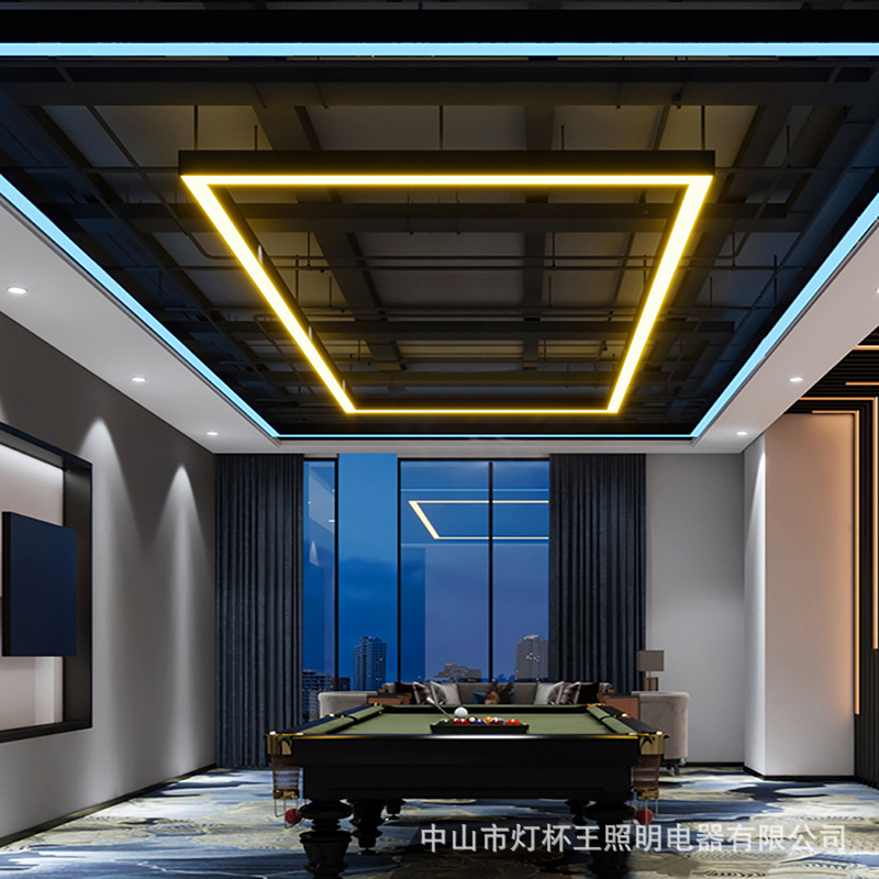 Sala de billar lámpara de atmósfera lámpara de billar lámpara de billar lámpara de atmósfera lámpara de billar mesa de billar lámpara de billar LED lámpara de atmósfera