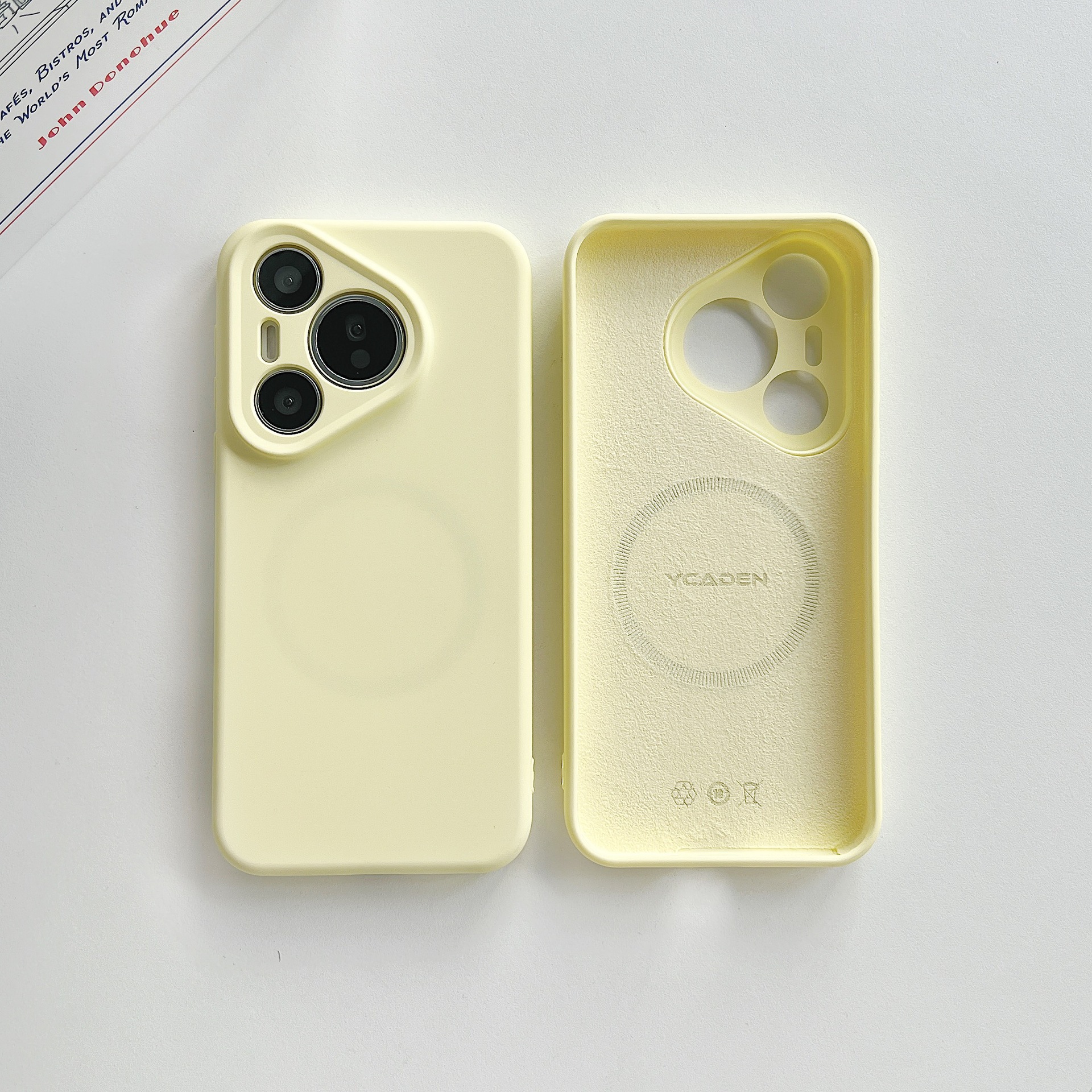 Cream yellow + [magnetic suction]