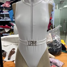 2025亚马逊音乐节新款性感纯色分体泳衣女哑光比基尼女士泳装