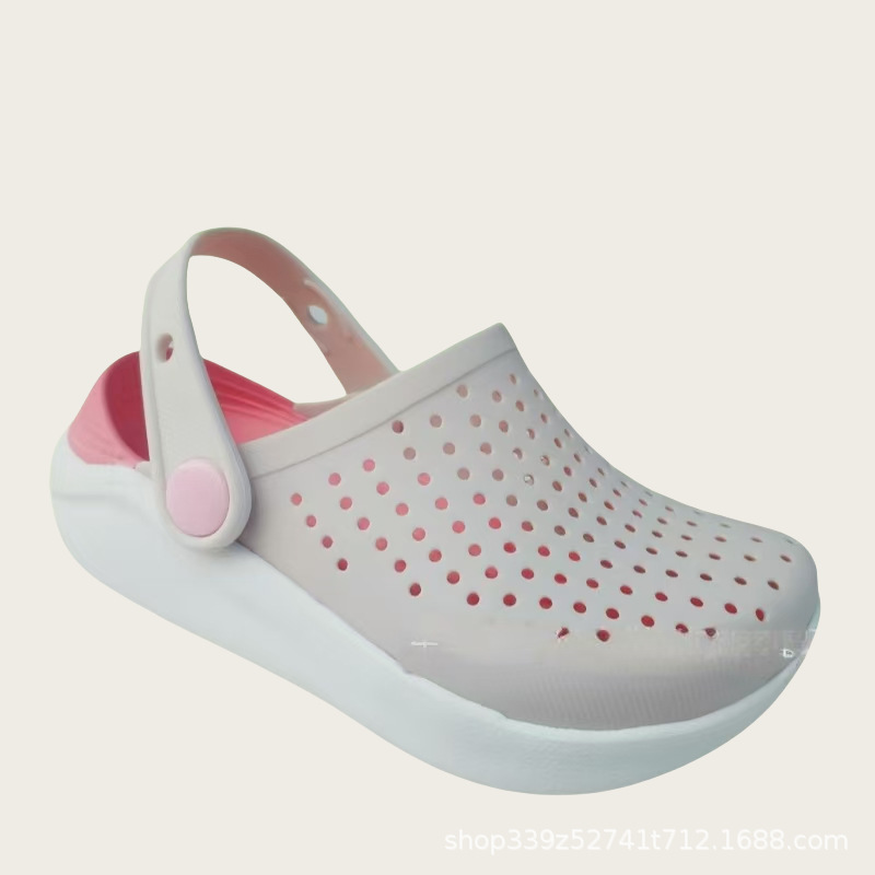 New Style Boys' and Girls' Small Clogs, Comfortable Non-Slip Beach Shoes, Closed-Toe Children's Breathable Soft-Soled Clogs