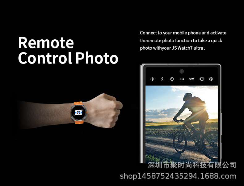 js watch7 ultra Bluetooth Call Smartwatch Voice Assistant Weather, Music Heart Rate, Blood Pressure undefined