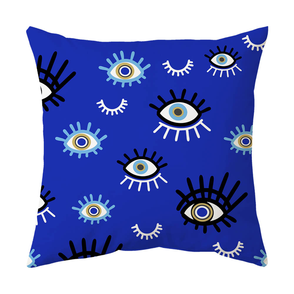 Capa de almofada evil eye almofada decorativa macia para sofá_voghion.com