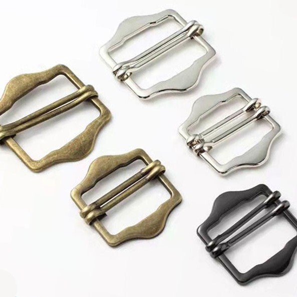 Wholesale Vest Adjustment Buttons, Metal Belt Buckles, Men's Suit Back Japanese Buckle Overalls, Three-Speed Buckle Accessories