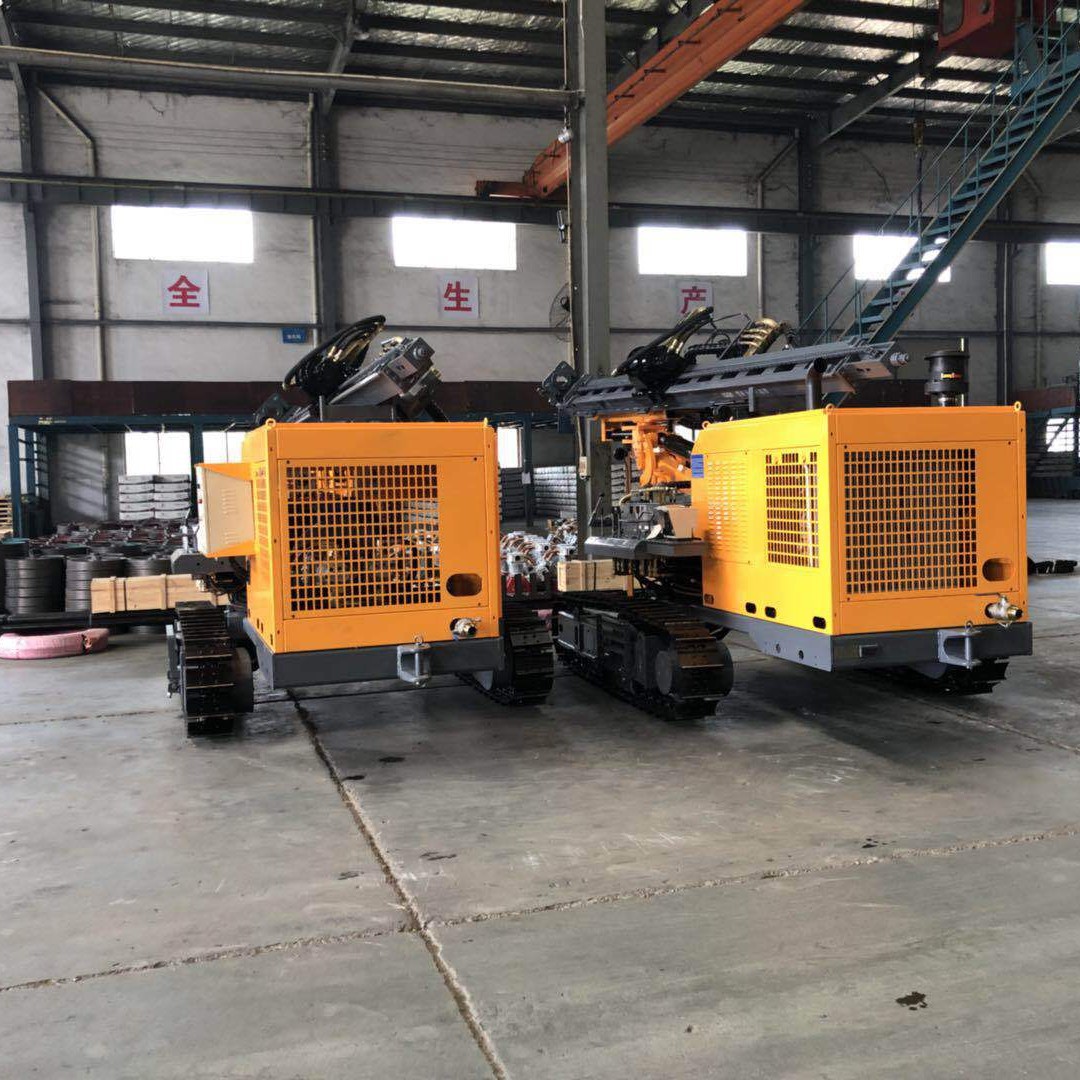 供应热销KG520型履带式露天潜孔钻车|凿岩用潜孔钻车高风压钻车