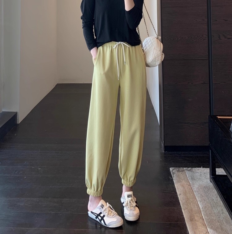 GA991裤型太好了~高品质面料显瘦休闲运动裤收脚卫裤女秋冬新|undefined
