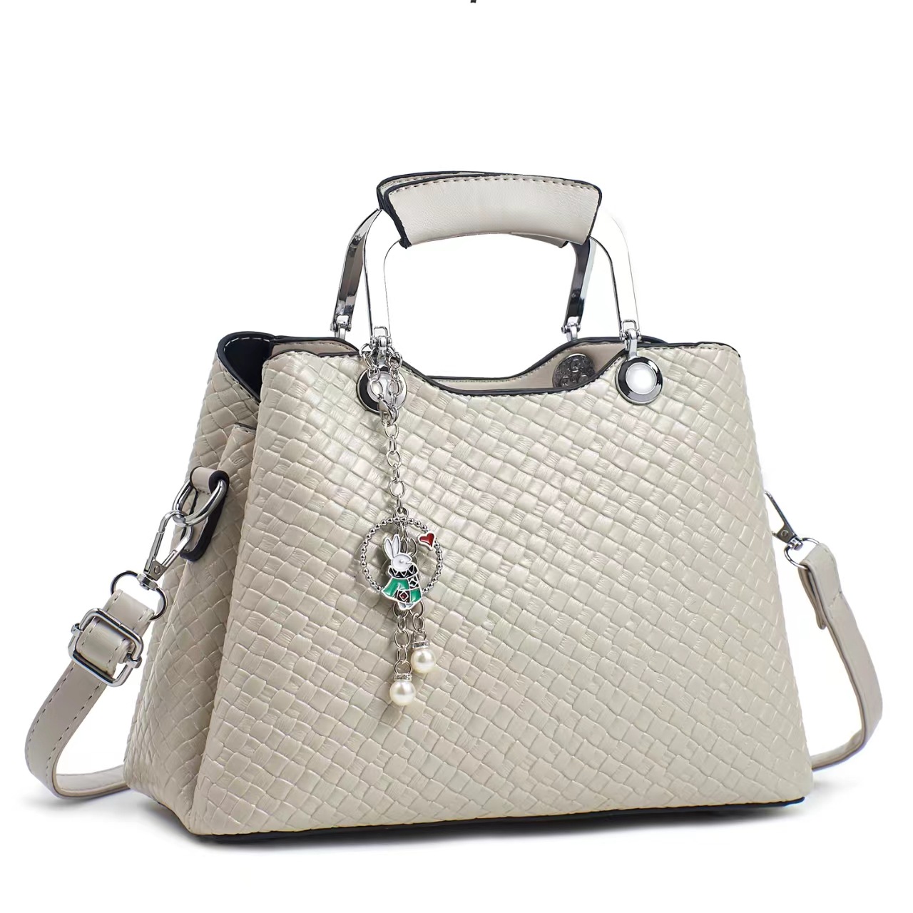 Bolso de mensajero de un solo hombro simple y de moda para mujer todo-fósforo 2025 nuevo bolso de mano vertical para mujer