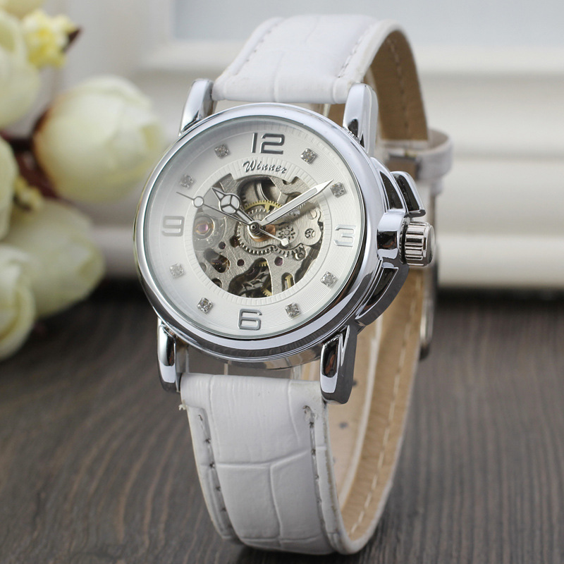 winner winner women's fashion casual small automatic mechanical watch wholesale