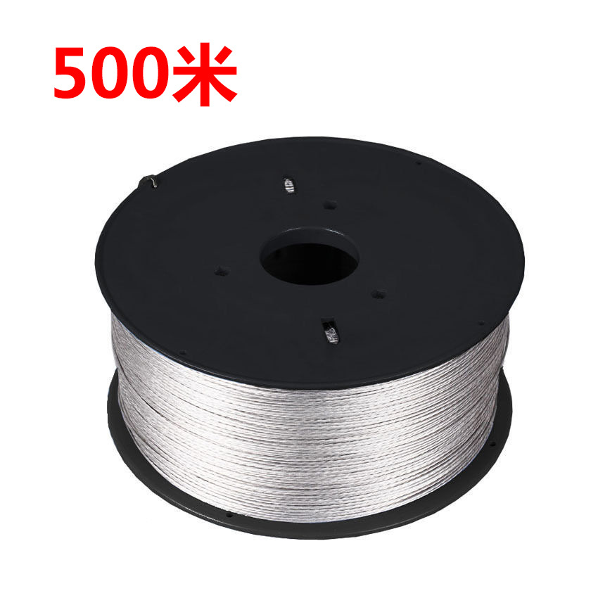 Sistema de valla electrónica de pulso conjunto completo de accesorios antirrobo de alambre de aluminio de alta tensión multifilamento único de alta tensión
