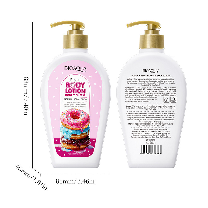 (Cross-border trading), donut, nutritious body cream, 400 ml