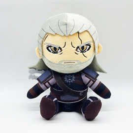 跨境新品Plush Geralt The Witcher 3 巫师毛游戏周边绒玩偶公仔
