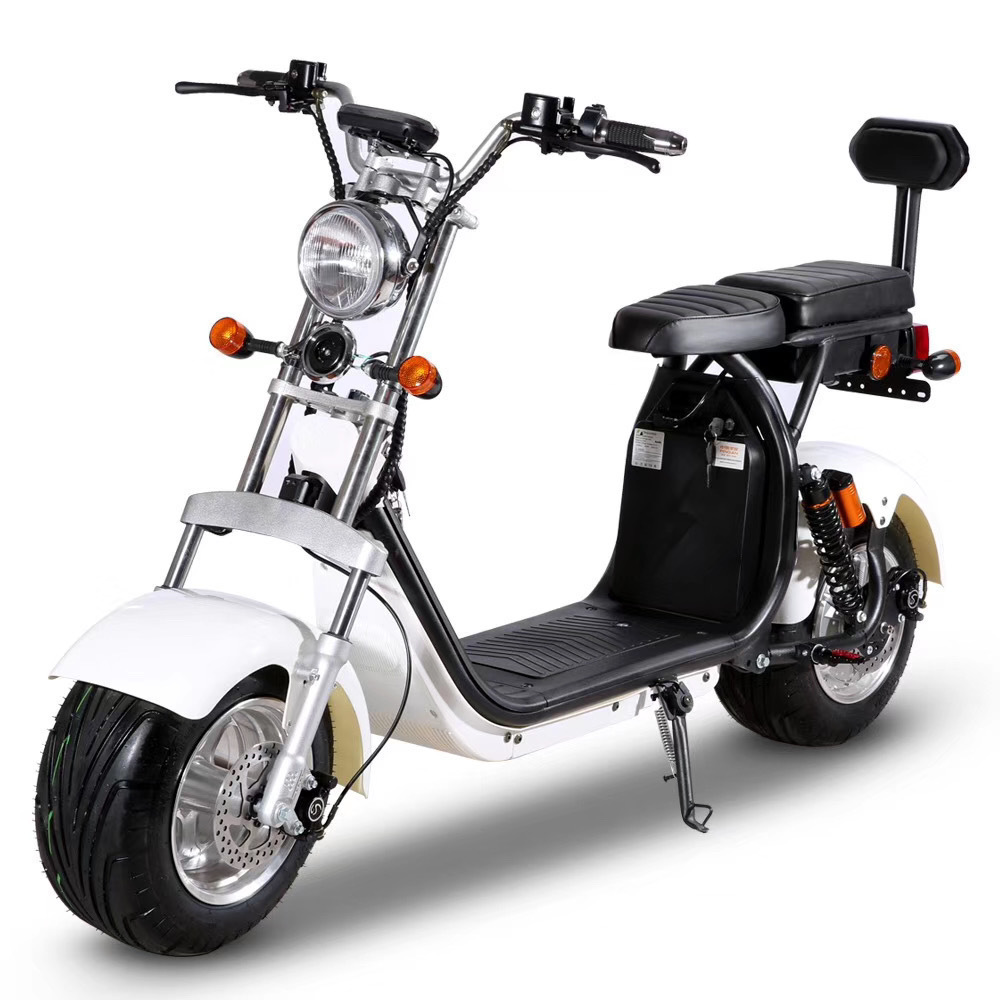 Cross-Border Foreign Trade Two-Wheeled Electric Vehicle Harley Adult Electric Motorcycle Wide Tire Electric Scooter Mobility Scooter