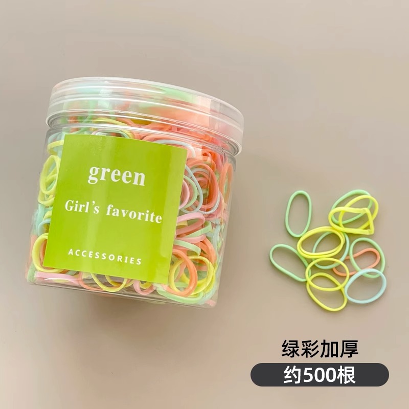 Cuerda de pelo del bebé banda de goma desechable los niños no lastiman el pelo de alta elástica cuerda de pelo durable niñas atar banda de goma banda de pelo