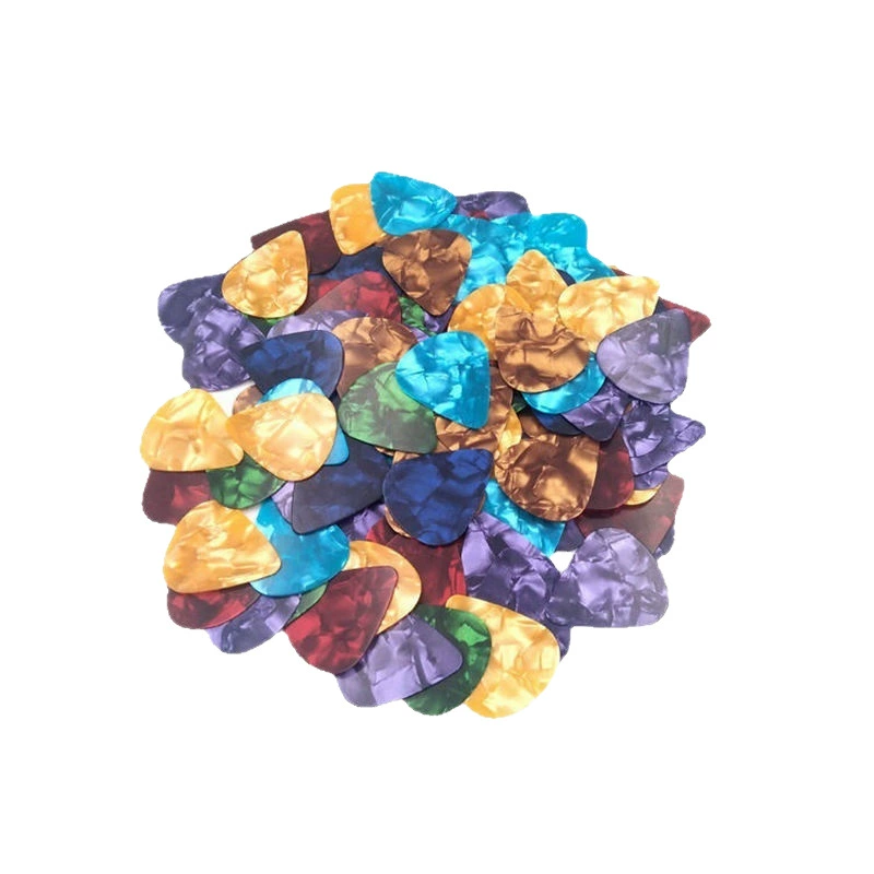 Гитарная палочка — целлулоид и ABS-пластик, толщина 0.46/0.71/1.0 мм, assorted colors and shapes
