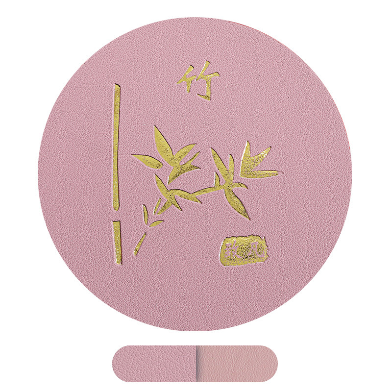 Alfombrilla de mesa de aislamiento térmico de cuero ZF, posavasos simples antideslizantes, aceite impermeable, pu, mesa de comedor de hotel ovalada, alfombra de mesa de cuero para el hogar