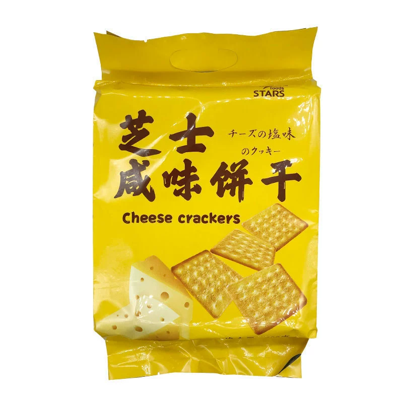 Хонгконг Стар Милк Солт Солтол Сустреc biscuits Солтед Чиз Кейк Старс Содас расчесанные печенья 400 г