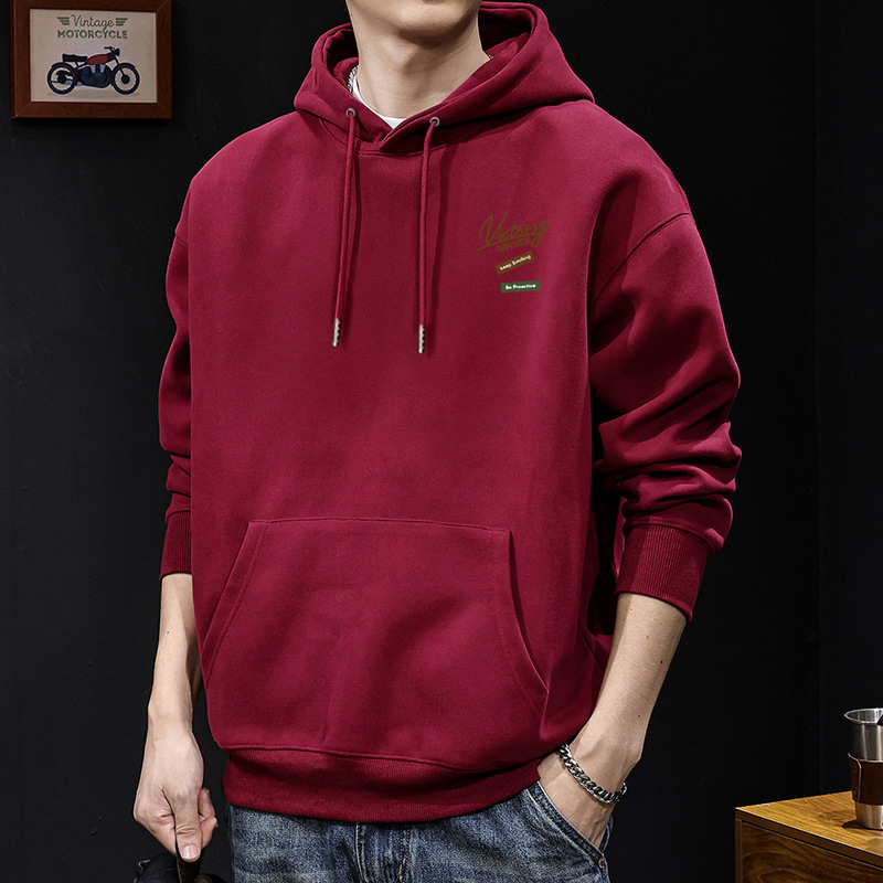 Chaqueta encapuchada hombre primavera y otoño americano nueva ropa de hombre adolescente chaqueta de hombre otoño chaqueta de hombre
