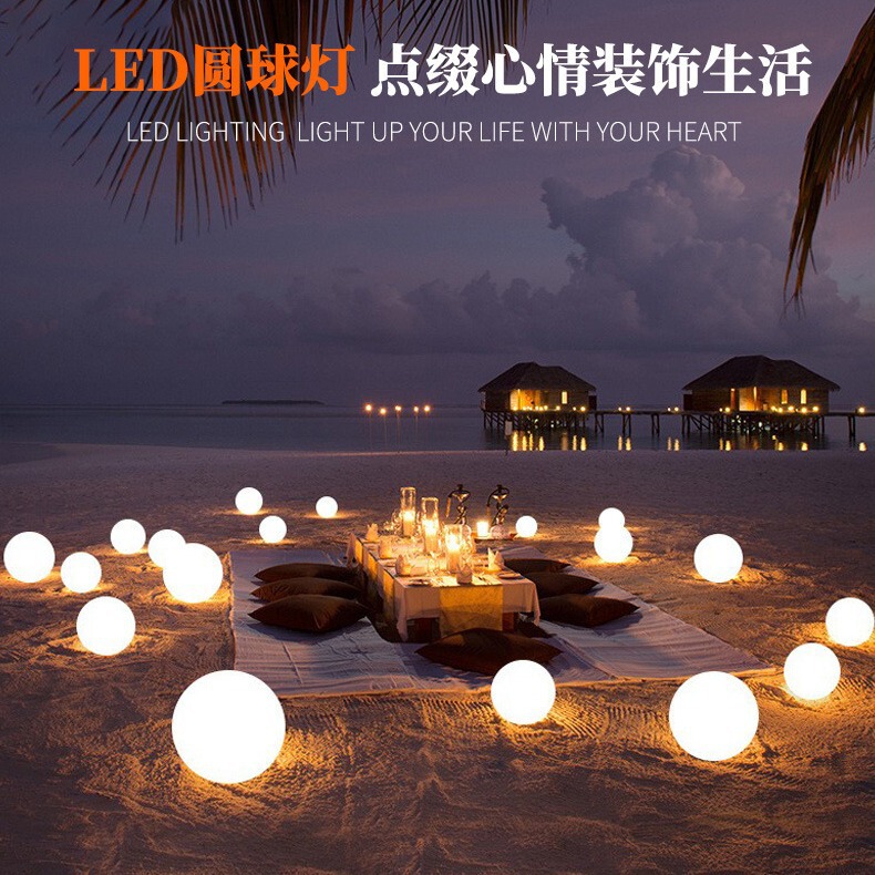 Led発光球灯バーファッションテーブルランプktv清吧雰囲気灯寝室カフェ円形装飾小夜灯|undefined