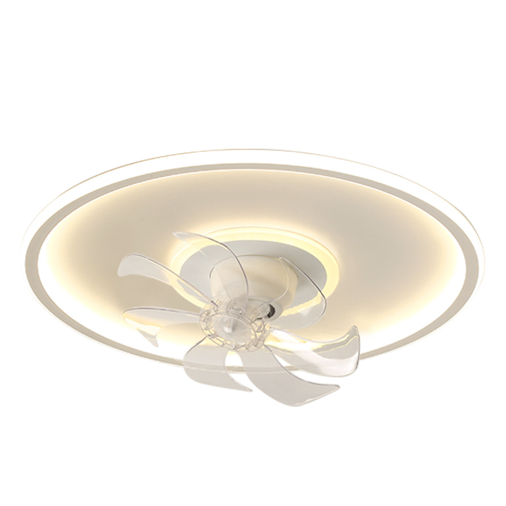 Lámpara de ventilador lámpara de dormitorio lámpara de techo simple lámpara de comedor lámpara de ventilador eléctrico nubes nórdicas lámpara de habitación de niños Zhongshan