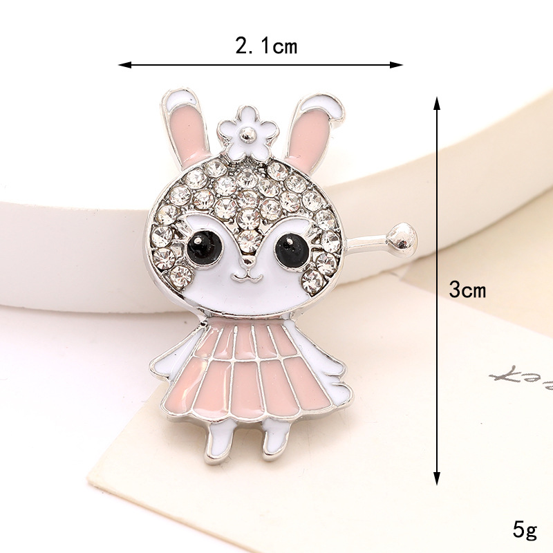 D3010	꽃 토끼 실버