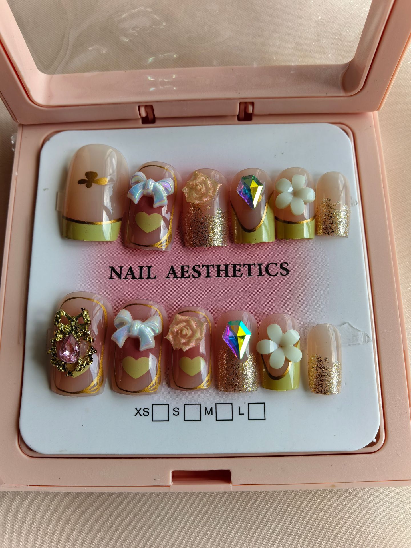 Caja de exhibición marco de fotos más taladro manicure suministro fuente de uñas DIY francés color delgado manicure falso salón al por mayor