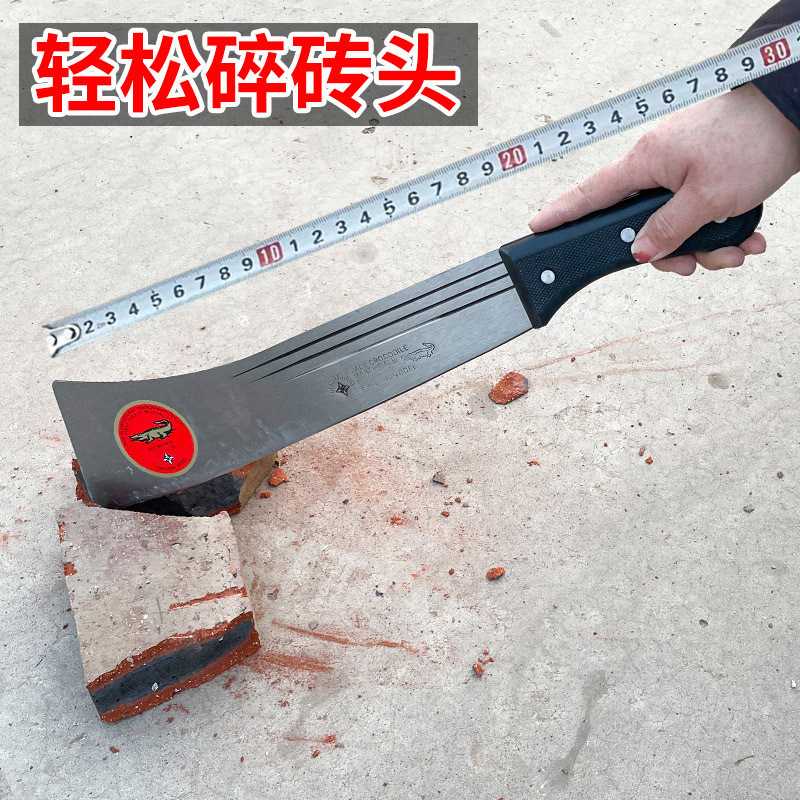 Exportación M206 cuchillo de caña de azúcar acero manganeso templado cortar árboles cortador de madera al aire libre cuchillo de pesca cuchillo de Nigeria