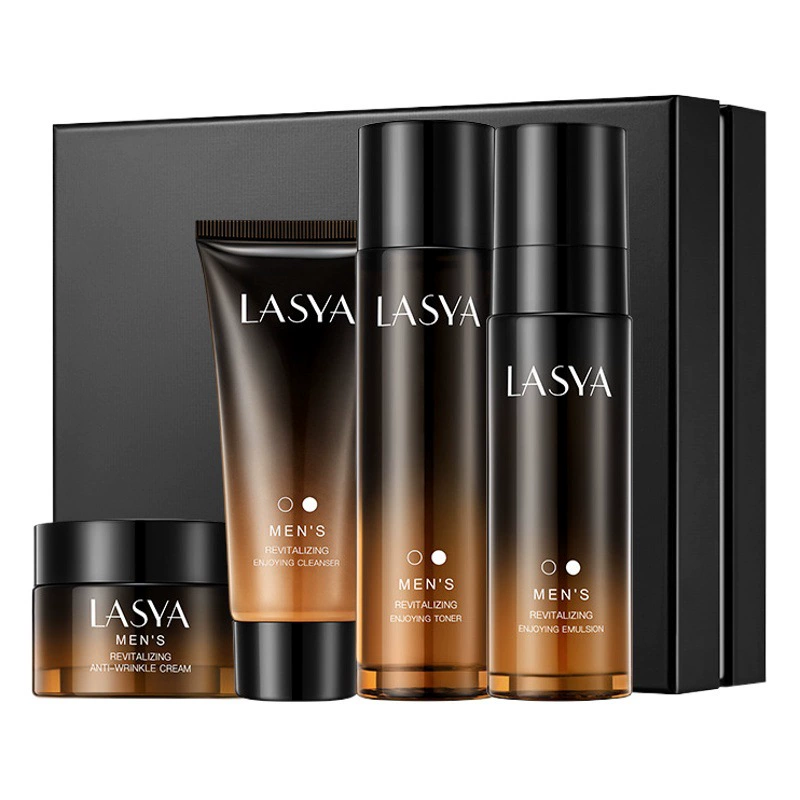 LASYA мужской мульти-эффект Huaneng набор из четырех предметов увлажняющий контроль жирности лица очищающий крем водный Крем мужской костюм для ухода за кожей