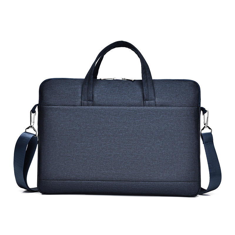 Bolso para portátil versátil y moderno para hombres y mujeres, bolso de hombro de negocios simple, maletín portátil ligero, personalización al por mayor