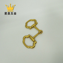 85mm马鞍包鎏金马衔扣diy手作女包手挽扣小方包装饰扣链条