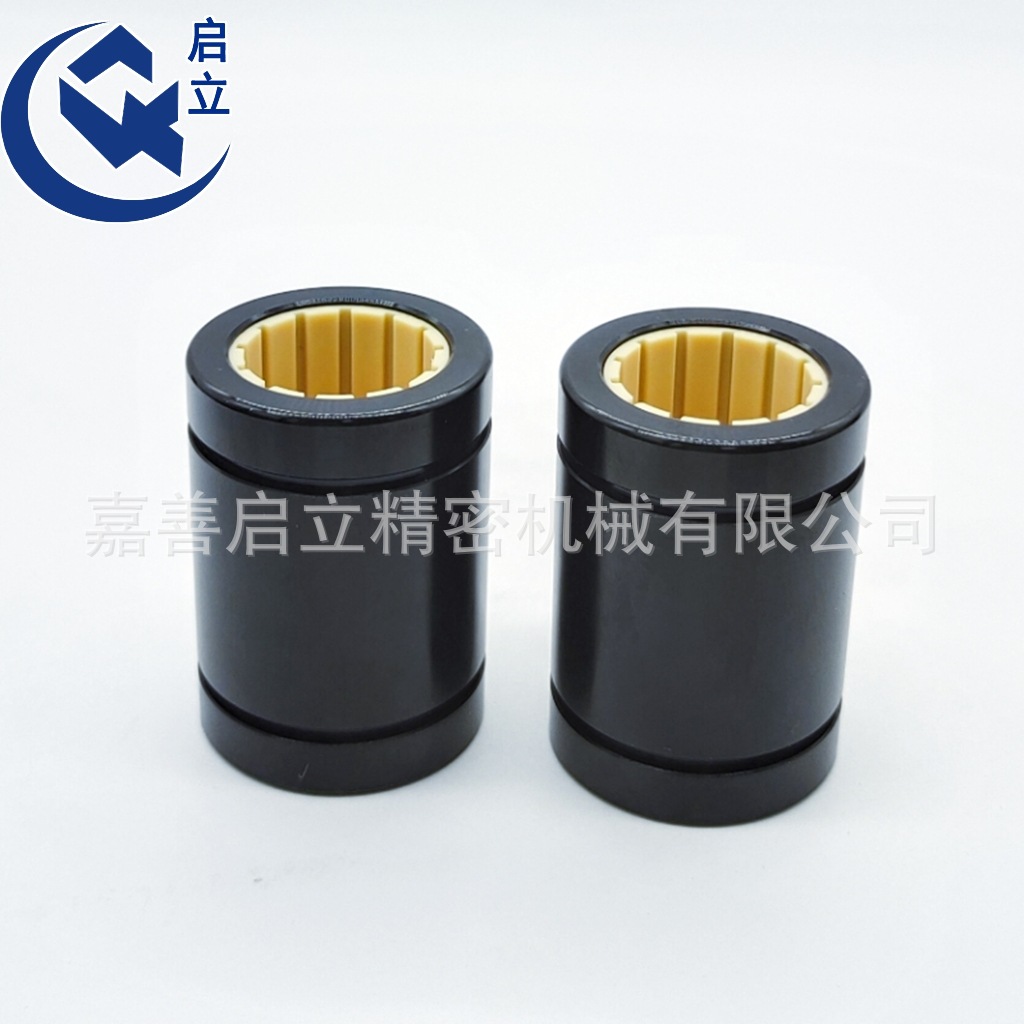 国产YHD互换OBK21-d16工程塑料直线轴承铝塑滑动轴承阳极氧化启立