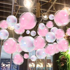 店舗装飾天井吊り下げ飾りバドミントンペンダント透明ボール中空吊り下げボール宝石店開業配置