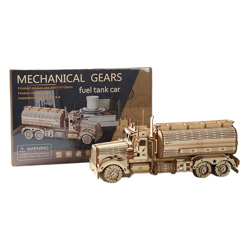 3D трехмерный пазл моделирование нефтяного танкера трехмерная модель Украшение развивающий деревянный пазл Детские Игрушки для раннего развития