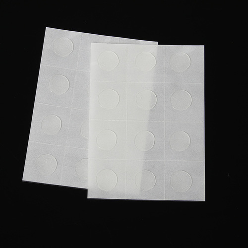 Wholesale handicraft balloon accessories glue nose mucus glue point 12 pieces 1 piece flat sheet movable seamless double-sided glue point sheet 